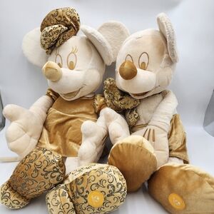 Disney 100 Years of Wonder Mickey Mouse‎ and Minnie Mouse Collector Plush toys